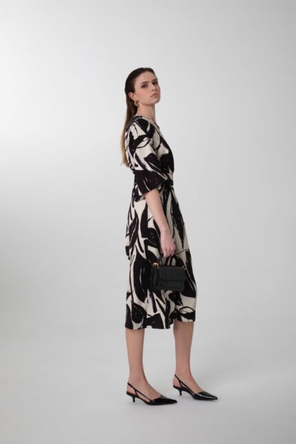 Black and white dress